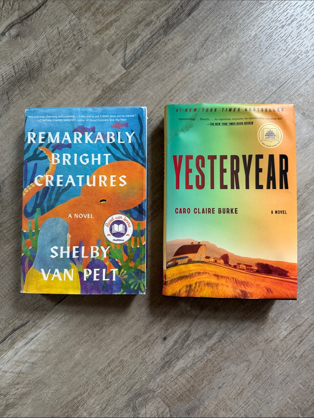 2 popular books (damaged)